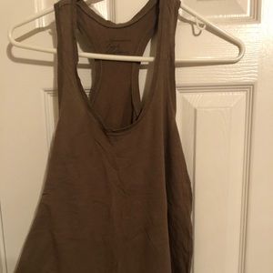 AMERICAN EAGLE OLIVE GREEN TANK TOP